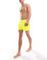 Фото #3 товара ASOS DESIGN swim short in short length in neon yellow