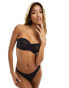 Dorina Exclusive Mix & Match Invisible Sculpt mesh unpadded bandeau bra with removeable straps in black