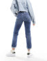 Фото #4 товара River Island sculpt mom jean in midwash blue