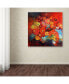 Фото #5 товара Oxana Ziaka 'Red Nature Morte' Canvas Art - 14" x 14" x 2"