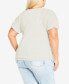 Plus Size Brittany V-neck Top