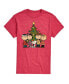 ფოტო #1 პროდუქტის Men's Peanuts Holidays Short Sleeve T-shirt