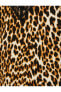 Фото #6 товара Пижама Koton Leopard Print Cami V-Neck Lace