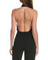 Фото #2 товара Michael Kors Collection Crystal Hand Embroidered Halter Bodysuit Women's 10