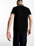 Фото #3 товара Fred Perry twin tipped logo polo in black