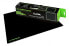 ESPERANZA CLASSIC MAXI - Black - Green - Monochromatic - Fabric - Rubber - Non-slip base - Gaming mouse pad
