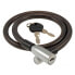 BTA Candado Espiral 10X1000 mm Negro Cable Lock
