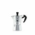 Фото #4 товара Турка для кофе BIALETTI Moka Express - алюминиевая - черная - на 2 чашки