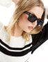 Фото #2 товара AIRE castor square sunglasses in black