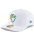 Фото #1 товара Men's White Los Angeles Rams Alternate Logo Omaha Low Profile 59FIFTY Fitted Hat