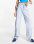 Dr Denim Echo straight leg jeans in light blue Superheller Blauhäher, W24 L32 - фото #1