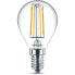 Фото #1 товара Сферическая светодиодная лампочка Philips Classic 40 W E14 F 4,3 W (2700k)