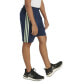 ფოტო #3 პროდუქტის Big Boys Elastic Waist 3-Stripe Mesh Shorts