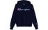 Фото #1 товара Толстовка Champion Logo Winter Unisex Deep Blue