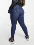 Фото #4 товара Vero Moda Curve skinny jean in dark blue