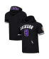 Фото #1 товара Men's Lamar Jackson Black Baltimore Ravens Player Name and Number Hoodie T-shirt