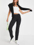 Фото #4 товара Pieces jersey flared trouser in black