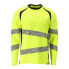 MASCOT Accelerate Multisafe 21381 long sleeve T-shirt Hi-Vis Yellow / Dark Navy, S - фото #2