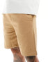 Pull&Bear basic jersey short in tan