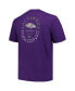 Фото #2 товара Men's Purple Baltimore Ravens Big and Tall Two-Hit Throwback T-shirt