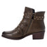 Фото #4 товара Propet Roxie Zippered Pull On Round Toe Booties Womens Brown Casual Boots WFX135