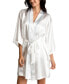 ფოტო #3 პროდუქტის 'Mrs' Satin Wrap Bridal Robe, Chemise Nightgown Set