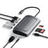 Фото #3 товара Satechi ST-U4MA3M - USB Type-C - 100 W - 1000 Mbit/s - Grey - MicroSD (TransFlash) - SD - 60 Hz
