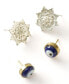 ფოტო #1 პროდუქტის Drishti Evil Eye Charm Stud Earrings - Set of 2