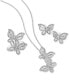 ფოტო #2 პროდუქტის EFFY® Diamond Butterfly 18" Pendant Necklace (1-3/8 ct. t.w.) in 14k White Gold