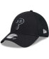 Фото #1 товара Men's Philadelphia Phillies Evergreen Black White Neo 39Thirty Flex Hat