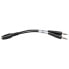 Фото #1 товара Tripp P318-06N-FMM 3.5 mm 4-Position to 3.5 mm 3-Position Audio Headset Splitter Adapter Cable (F/2xM) - 6 in. (15.2 cm) - Black - 2 x 3.5mm - 3.5mm - Male - Female - China