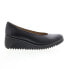 Фото #1 товара Fly London Leny LENY258FLY-000 Womens Black Leather Slip On Ballet Flats Shoes