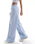 Фото #6 товара Nike Trend woven baggy parachute pants in light blue