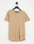 Футболка Jack & Jones Essentials Longline Beige