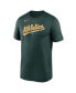 Фото #3 товара Men's Green Oakland Athletics New Legend Wordmark T-shirt