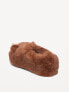 Gender-Neutral Microfleece Critter Slippers for Kids