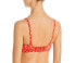 Фото #2 товара Peixoto Womens Karol Printed Scoop Neck Bikini Top Swimwear Orange Size Medium