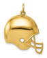ფოტო #1 პროდუქტის Football Helmet Pendant in 14k Yellow Gold