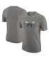 ფოტო #1 პროდუქტის Men's Charcoal Charlotte Hornets 2023/24 City Edition Essential Warmup T-shirt