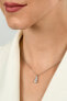 Фото #5 товара Elegant silver jewelry set with zircons SET221W (earrings, pendant)