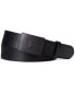 ფოტო #1 პროდუქტის Men's Plaque-Buckle Leather Belt