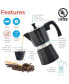 Grind Brew Duo: Milano Moka Pot Bremen Burr Grinder