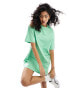 Фото #1 товара ASOS DESIGN oversized mini t-shirt dress in green