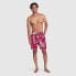 Speedo Men's 7" Floral Print Swim Shorts - Coral Red M