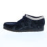 Фото #9 товара Комфортные ботинки Clarks Wallabee Shashiko Denim Blue Synthetic для мужчин