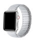 Unisex Slink Silver Stainless Steel Band for Apple Watch Size-42mm,44mm,45mm,49mm