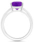 ფოტო #3 პროდუქტის Women's Amethyst (2-3/4 ct.t.w.) Ring in Sterling Silver