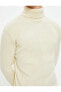 Фото #6 товара Свитер узкий Koton с косой корсетной отделкой и длинными рукавами