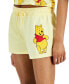 ფოტო #3 პროდუქტის Juniors' Winnie The Pooh Graphic Low-Rise Shorts