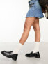 Фото #7 товара Walk London Marina saddle loafers in black leather